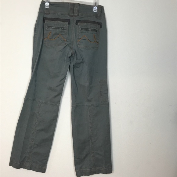 Cabi- Green Wide Leg Pants size 4 - Picture 3 of 8